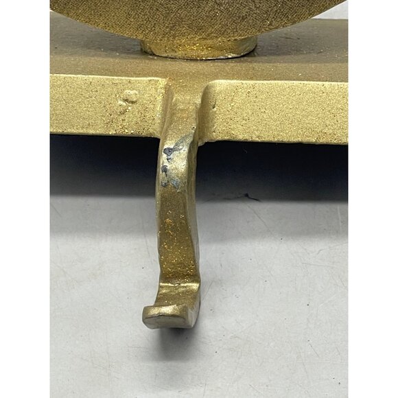 Christmas stocking hanger tree star layer gold metal 8.5" READ - Picture 5 of 7